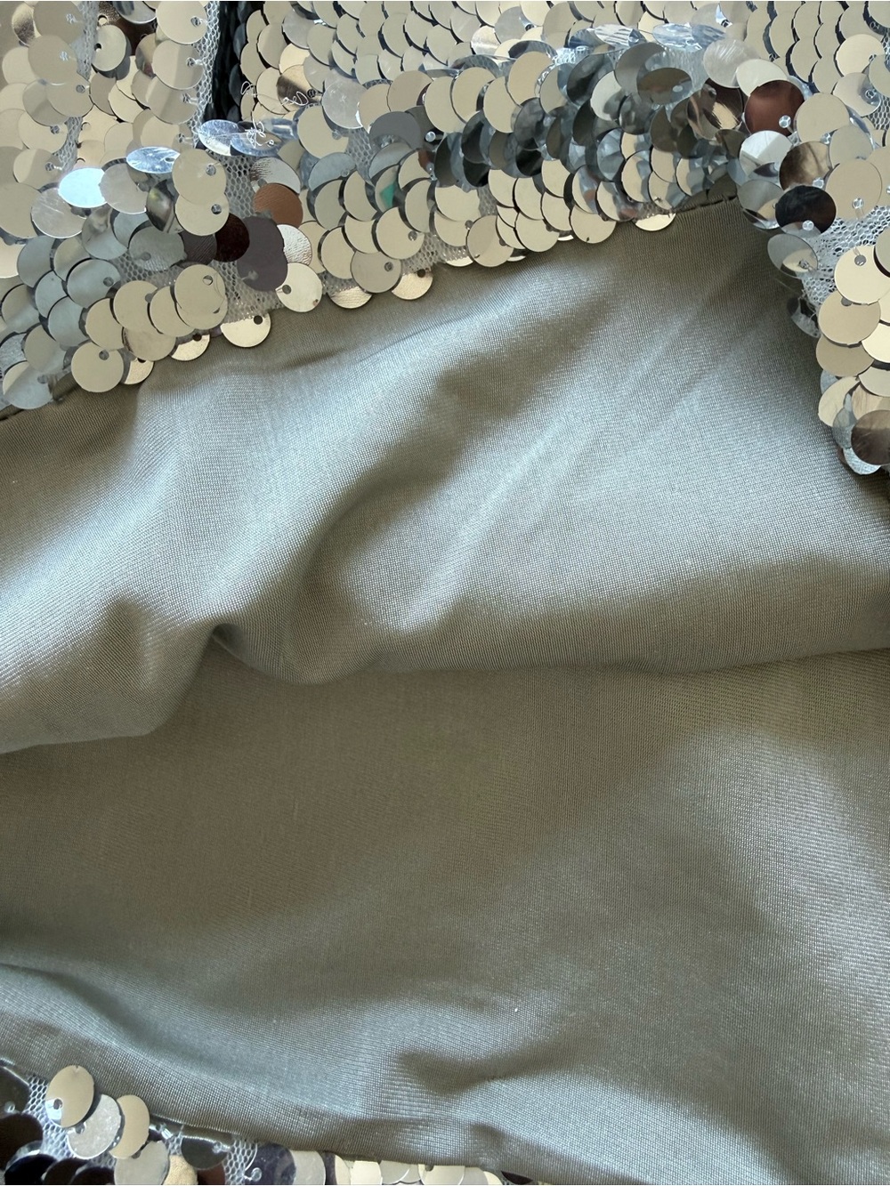 Runaway the Label Vesina Silver Sequin Mini Dress size S - Picture 7 of 9